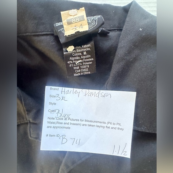 Harley Davidson Shirt 3XL Skull on Back Short Sleeve Biker Motorcycle - Picture 9 of 9